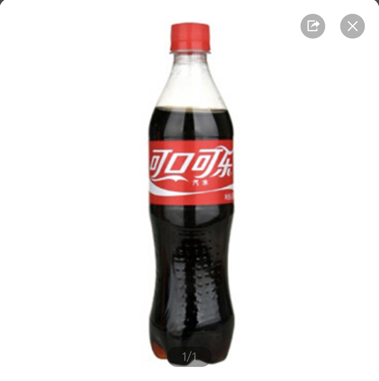 可口可乐瓶装600ml