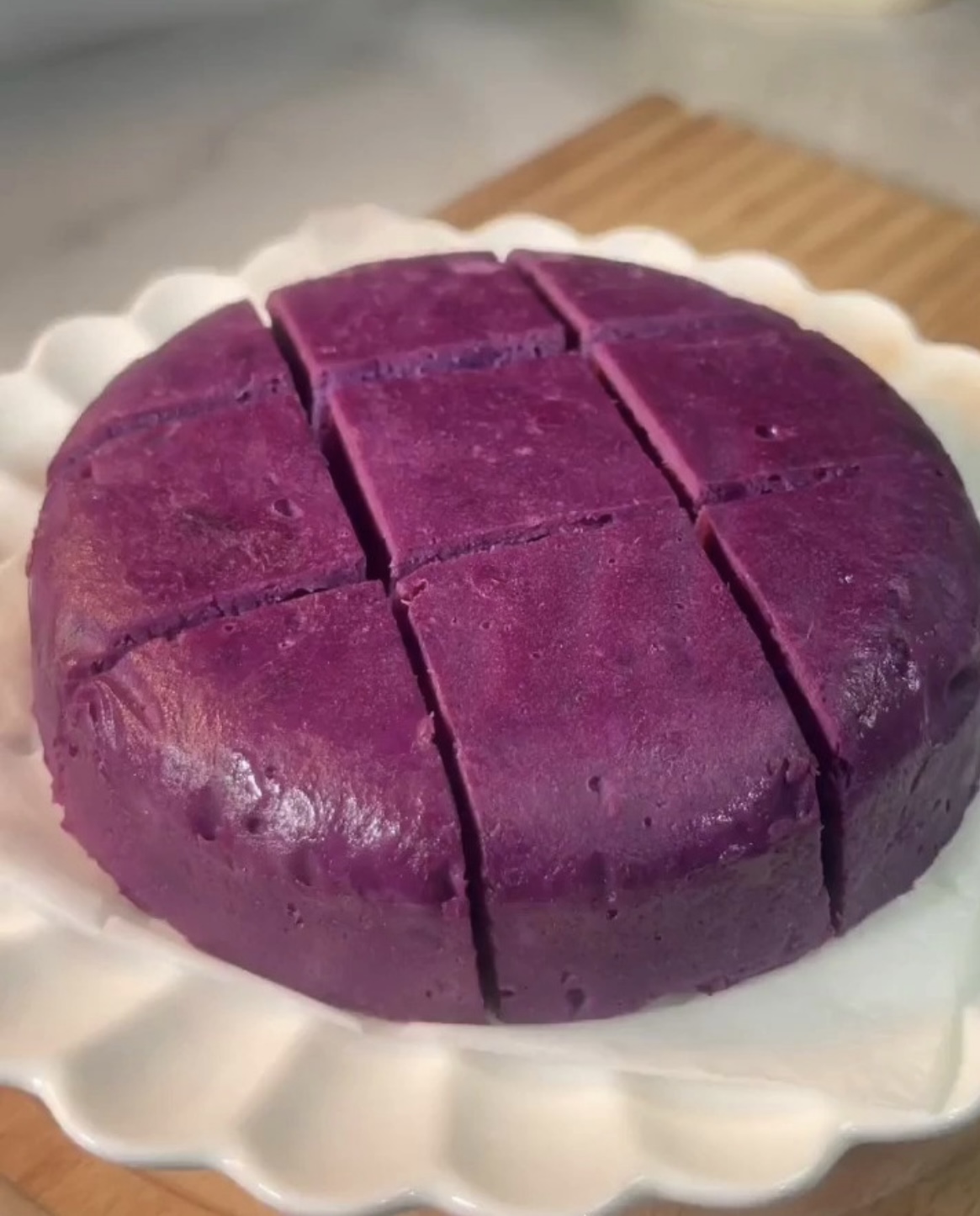 紫薯发糕