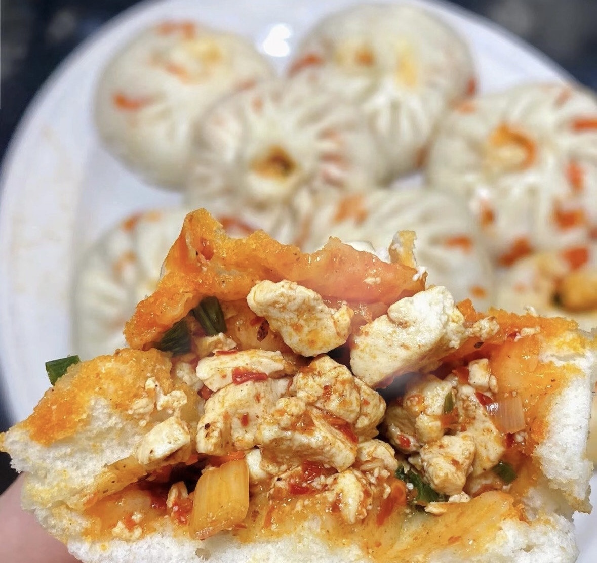香辣豆腐包