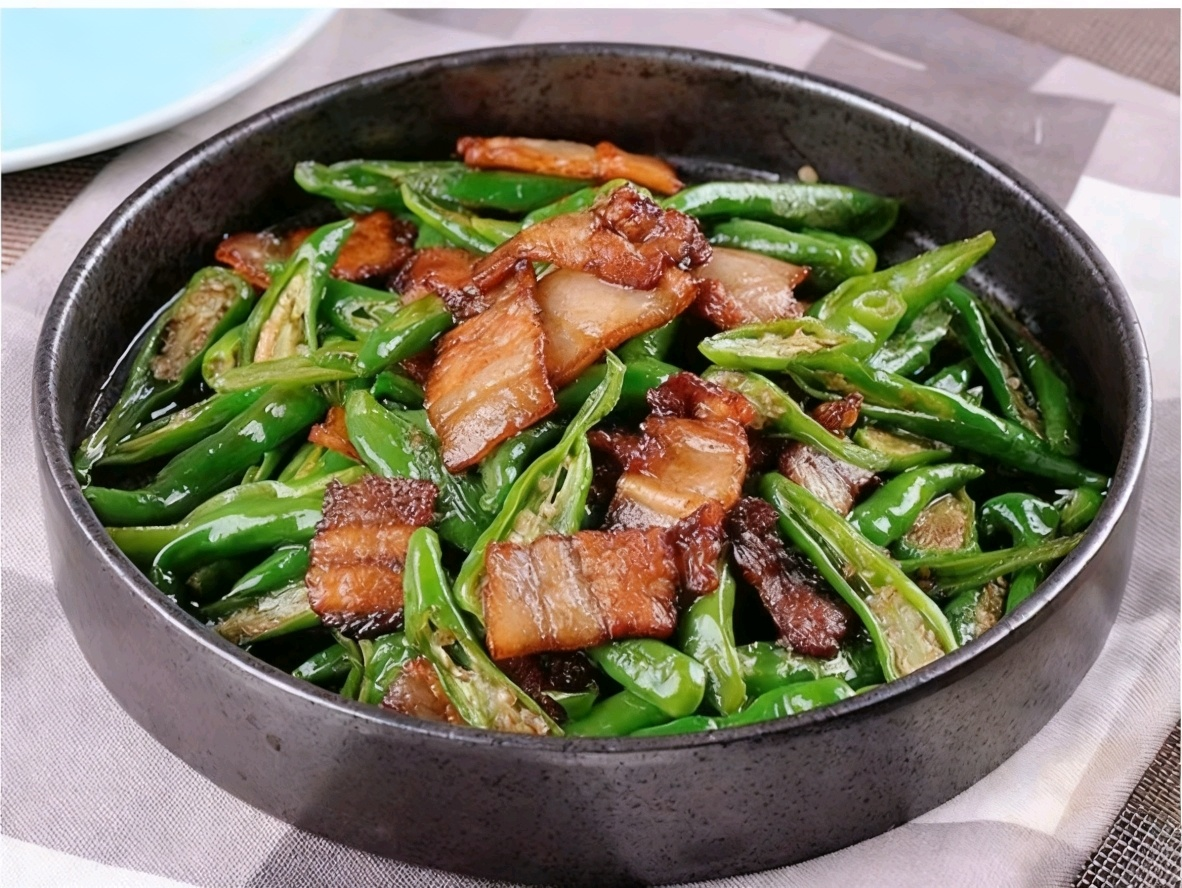 豆角炒肉