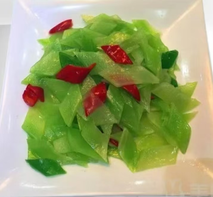 清炒莴笋