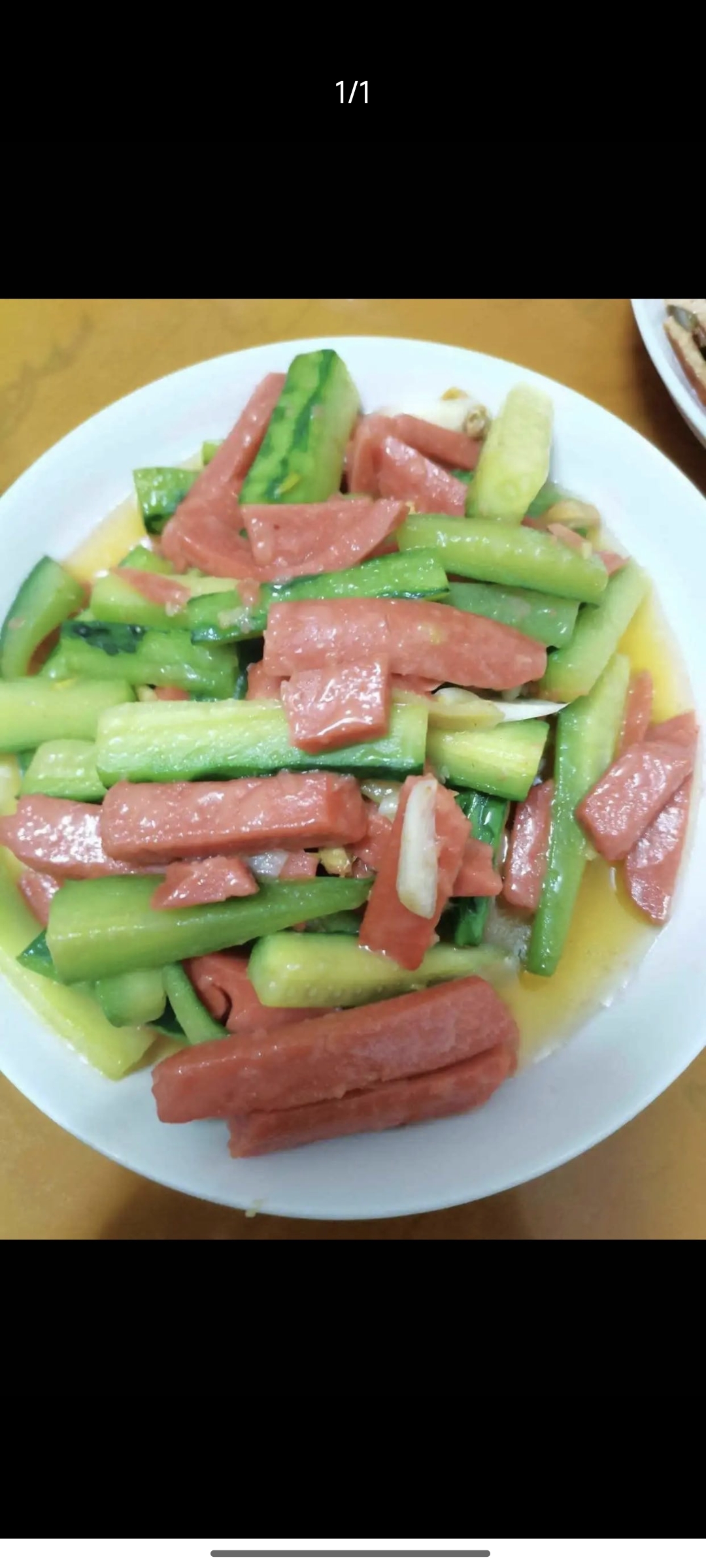 黄瓜火腿肠