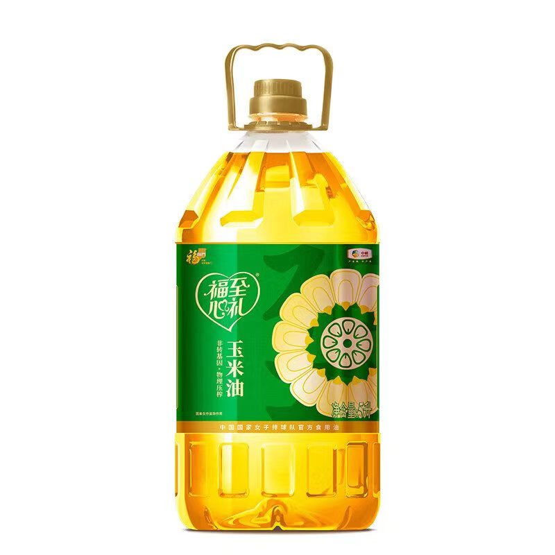 中粮 福临门福至心礼黄金产地玉米油5L