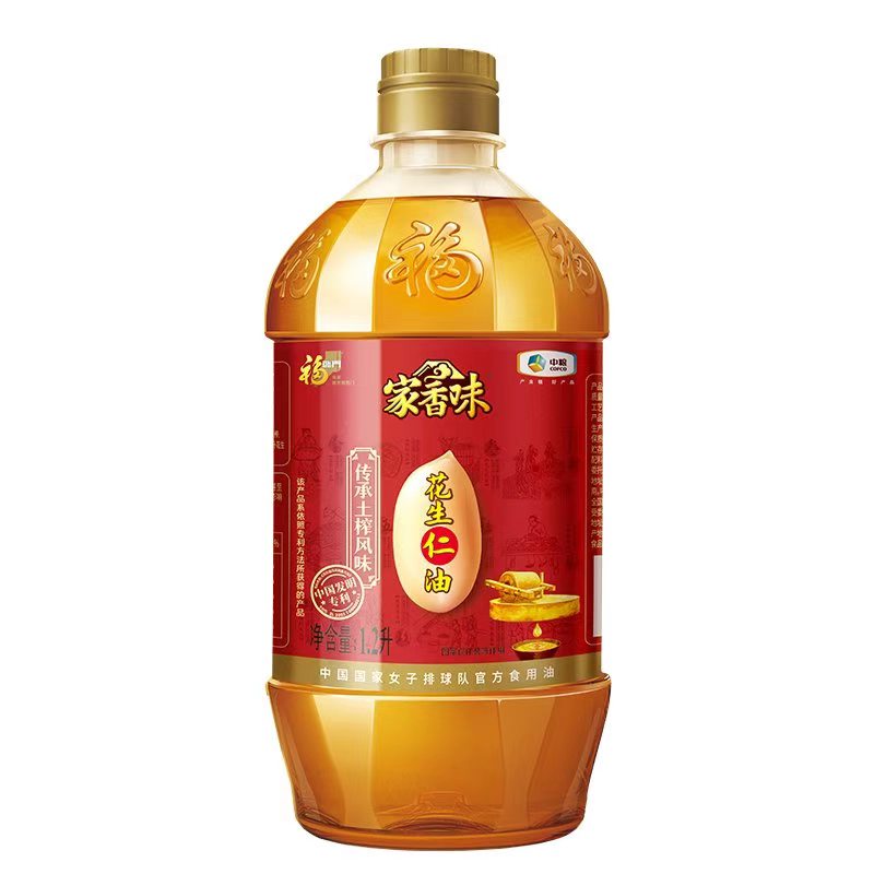 福临门家乡味传承土榨花生仁油1.2L
