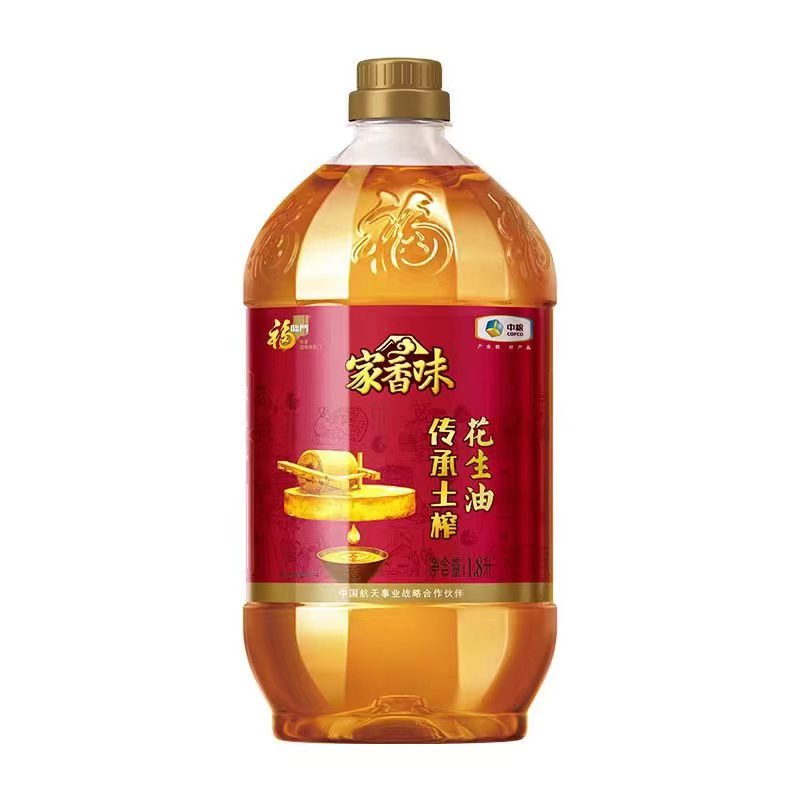 中粮福临门家香味传承土榨花生油1.8L