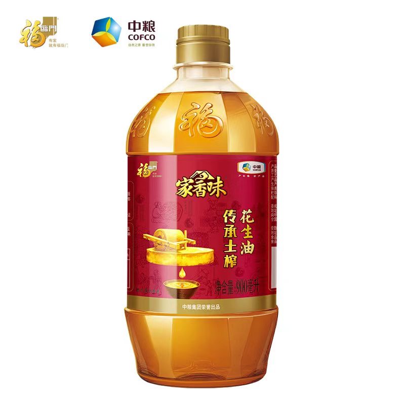 中粮 福临门家香味土榨花生仁油900ml