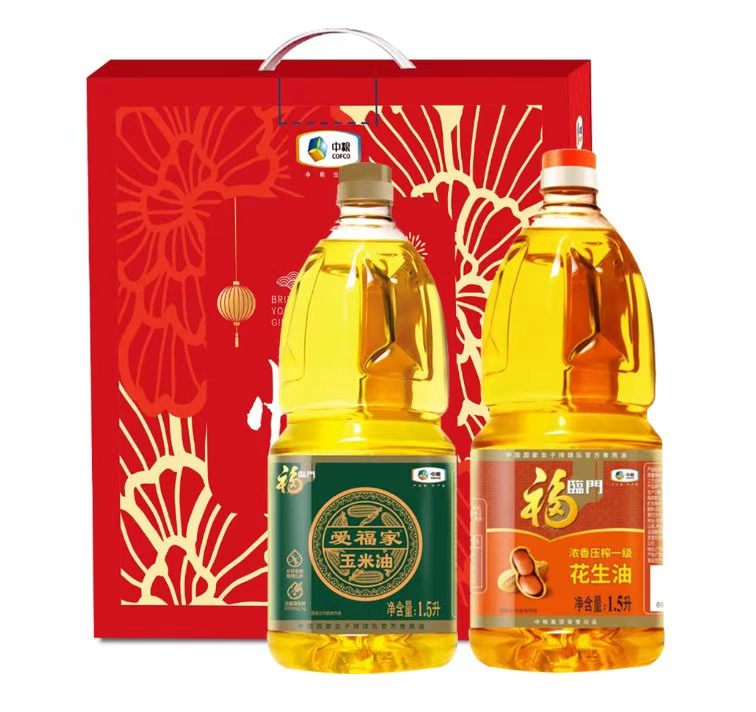 福临门爱福家玉米油1.5L
福临门浓香花生油1.5L