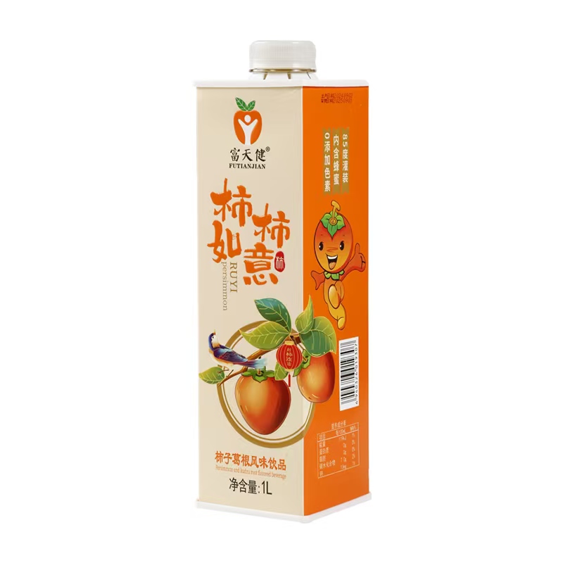富天健柿子葛根风味饮品（1升*6瓶）