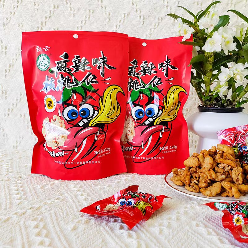 麻辣 核桃仁（120g/袋）36袋/件
  3袋*120g起售
