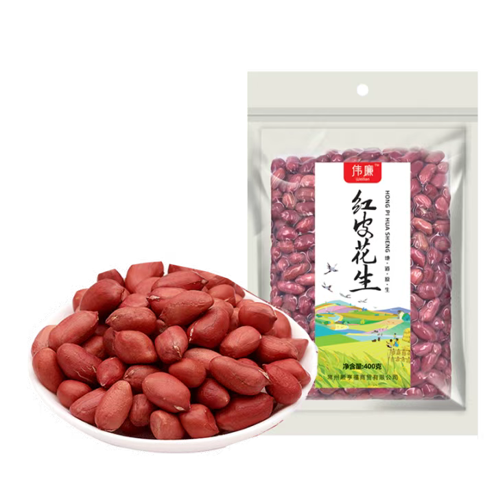 伟廉 红皮花生400g