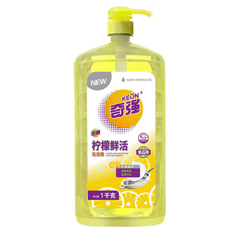 奇强 柠檬鲜活洗洁精1千克