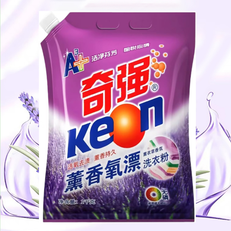 奇强—薰香氧漂无磷洗衣粉1千克
