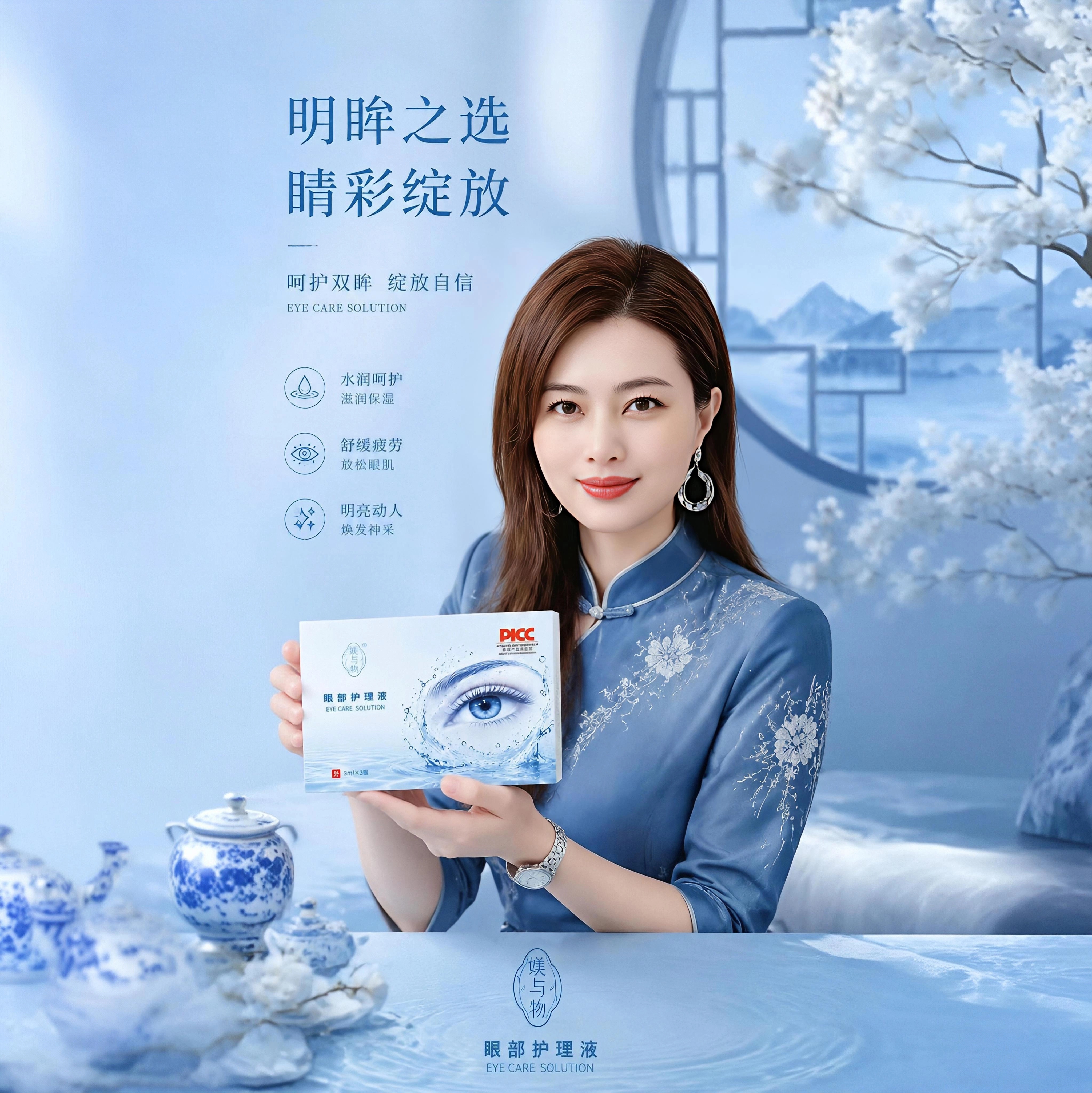 媄与物眼部护理液299元盒/3瓶/3g