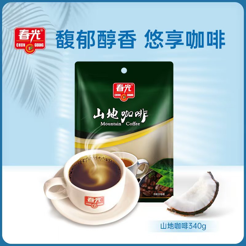（春光）兴隆山地咖啡340g/袋 速溶咖啡粉